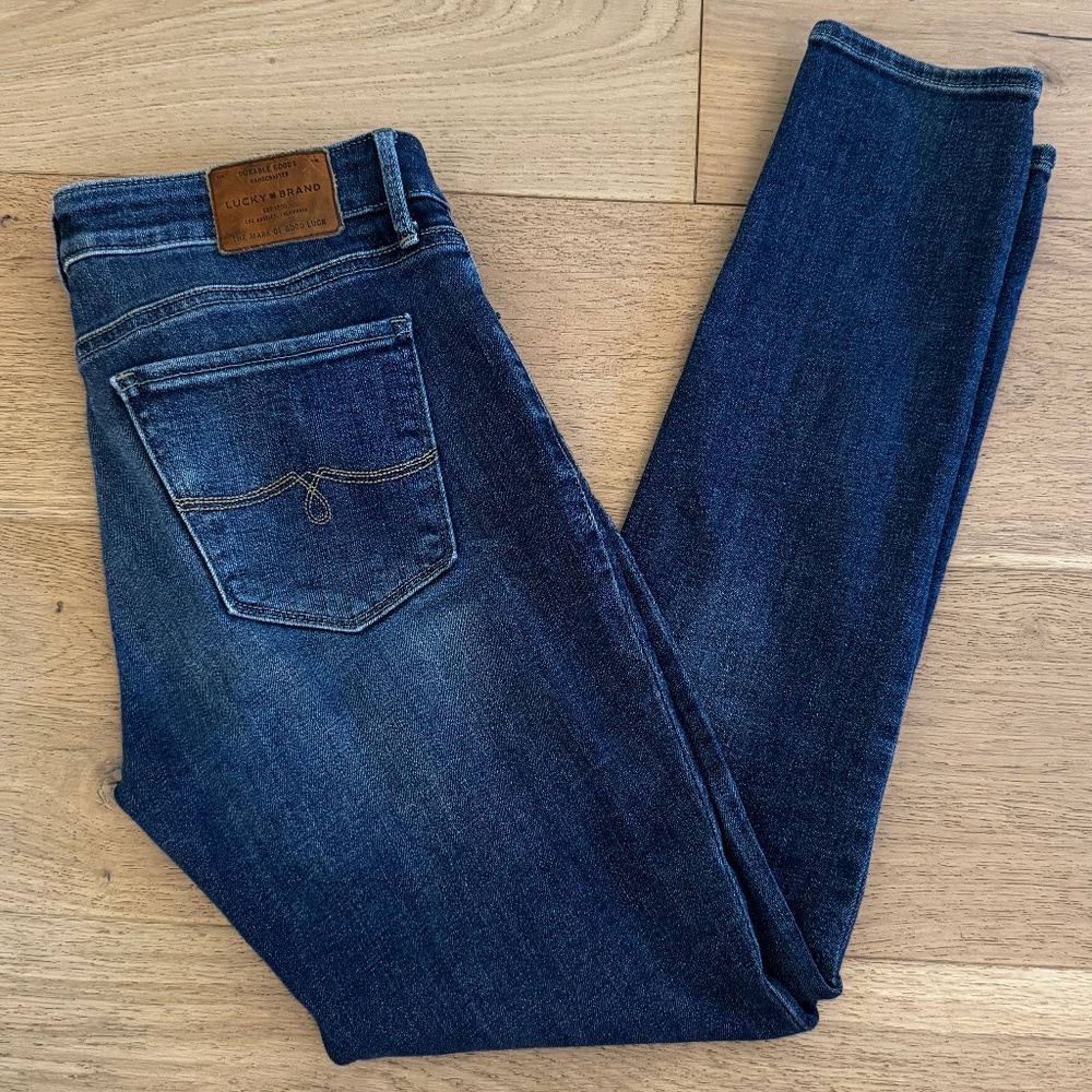 Lucky Brand Lolita Skinny Jeans Pants Size 6/28 Regular Womens